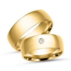 Eheringe 333er Gelbgold mit Brillant Unkategorisiert online kaufen