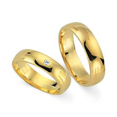 Eheringe 333er Gelbgold mit Diamant Unkategorisiert online kaufen