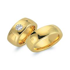 Eheringe 333er Gelbgold mit Diamant Unkategorisiert online kaufen