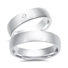 Eheringe 333er Weissgold mit Diamant Unkategorisiert online kaufen