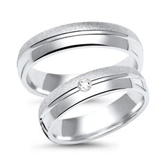 Eheringe 333er Weissgold mit Diamant Unkategorisiert online kaufen