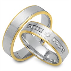 Eheringe 585er Gelb- Weissgold 11 Brillanten Unkategorisiert online kaufen