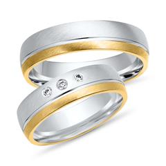 Eheringe 585er Gelb- Weissgold 3 Diamanten Unkategorisiert online kaufen Eheringe 585er Gelb- Weissgold 3 Diamanten Unkategorisiert online kaufen