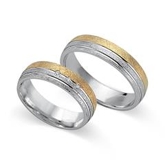 Eheringe 585er Gelb- Weissgold 3 Diamanten Unkategorisiert online kaufen