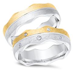 Eheringe 585er Gelb- Weissgold 5 Brillanten Unkategorisiert online kaufen