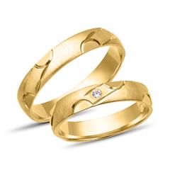 Eheringe 585er Gelbgold mit Diamant Unkategorisiert online kaufen