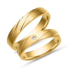 Eheringe 585er Gelbgold mit Diamant Unkategorisiert online kaufen