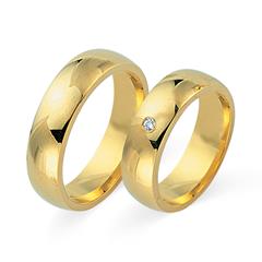 Eheringe 585er Gelbgold mit Diamant Unkategorisiert online kaufen