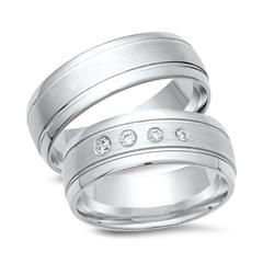 Eheringe 585er Weissgold 4 Diamanten Unkategorisiert online kaufen