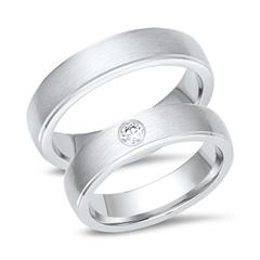 Eheringe 585er Weissgold mit Brillant Unkategorisiert online kaufen