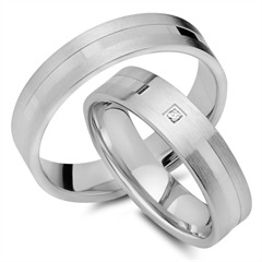 Eheringe 585er Weissgold mit Diamant Unkategorisiert online kaufen