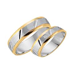 Eheringe 750er Gelb- Weissgold mit Brillant Unkategorisiert online kaufen