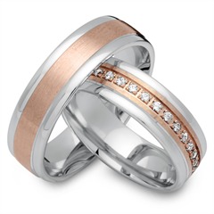 Eheringe 750er Rot- Weissgold 33 Diamanten Unkategorisiert online kaufen