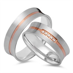Eheringe 750er Rot- Weissgold 5 Brillanten Unkategorisiert online kaufen Eheringe 750er Rot- Weissgold 5 Brillanten Unkategorisiert online kaufen