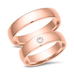 Eheringe 750er Rotgold mit Diamant Unkategorisiert online kaufen