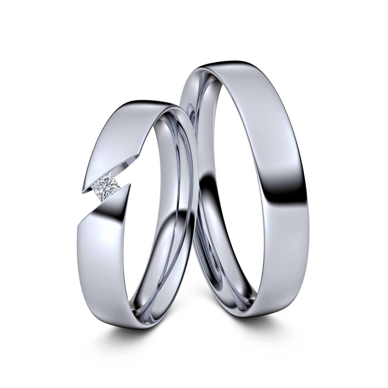 Eheringe 950er Platin