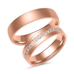 Eheringe aus Roségold mit 38 Diamanten Unkategorisiert online kaufen