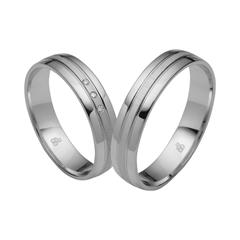 Eheringe aus Weißgold, Platin, Palladium, 3 Diamanten Unkategorisiert online kaufen