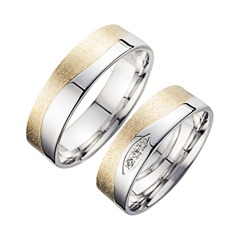 Eheringe Gelb- und Weißgold mit Diamanten Breite 6 mm Unkategorisiert online kaufen Eheringe Gelb- und Weißgold mit Diamanten Breite 6 mm Unkategorisiert online kaufen