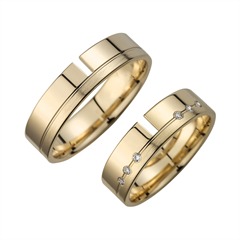 Eheringe Gelbgold mit Brillanten Breite 5,5 mm Unkategorisiert Produktbild
