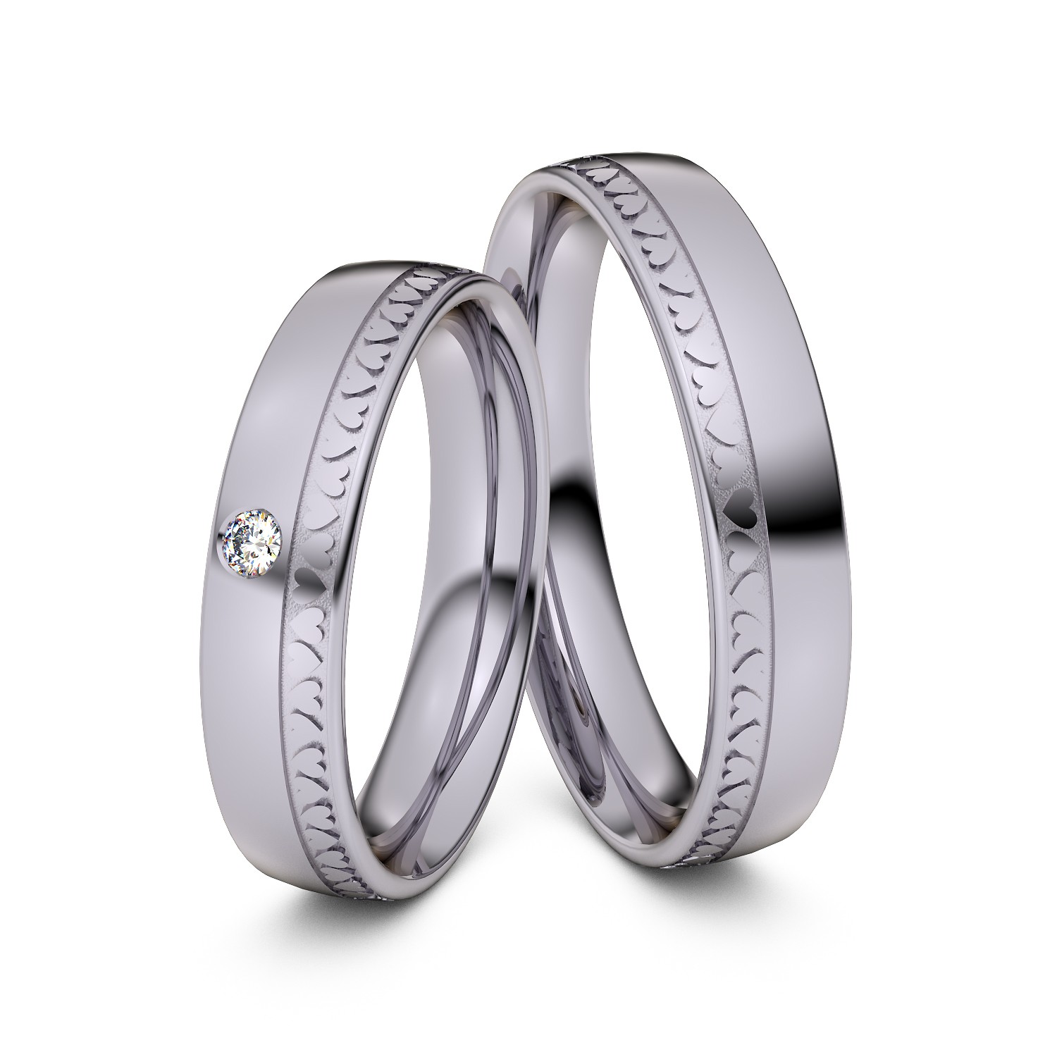 Eheringe Herzkranz 950er Palladium Unkategorisiert online kaufen