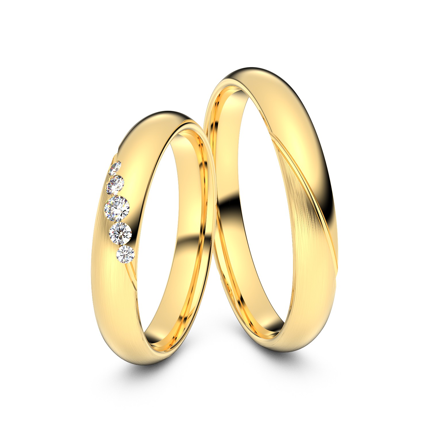 Eheringe Schräge Fuge 585er Gelbgold Unkategorisiert online kaufen