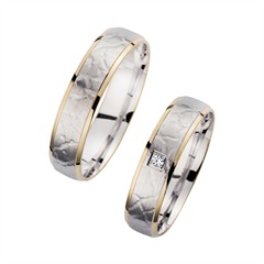 Eheringe Weiß- und Gelbgold mit Brillant Breite 5 mm Unkategorisiert online kaufen Eheringe Weiß- und Gelbgold mit Brillant Breite 5 mm Unkategorisiert online kaufen