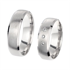Eheringe Weißgold mit Diamanten Breite 6 mm Unkategorisiert online kaufen