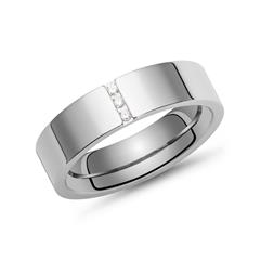 Eleganter Titanring mit 3 Brillanten Unkategorisiert online kaufen