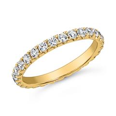 Ewigkeitsring mit Krappenfassung, Diamanten, Gelbgold Unkategorisiert online kaufen