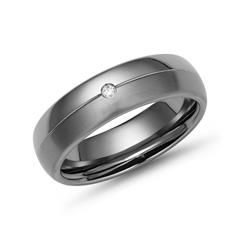 Exklusiver Ring Titan in matt/glänzend + Diamant Unkategorisiert online kaufen