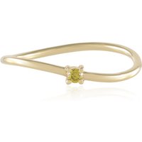 Gelber SI2 Brillant-Goldring Unkategorisiert online kaufen