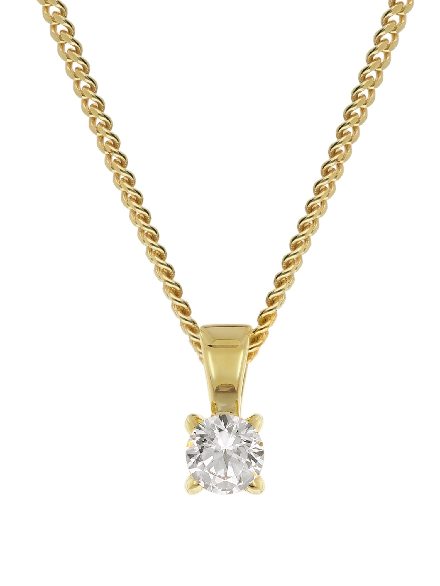 GLIZZ GL1068-45 Lab Grown Diamant Anhänger 0,25 ct GG 333 an Silberkette Unkategorisiert online kaufen