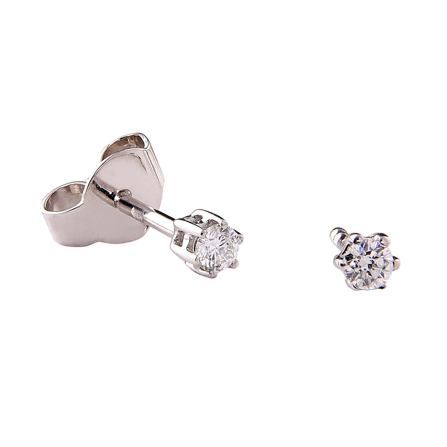 GLIZZ GL8158 Damen-Ohrringe 585 Weißgold Diamant-Ohrstecker 0,1 Karat Unkategorisiert online kaufen