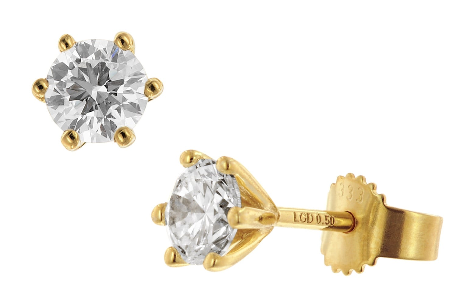 GLIZZ GL8651 Lab Grown Diamant-Ohrstecker 1,0 ct. Gold 333 Brillant Ohrringe Unkategorisiert online kaufen