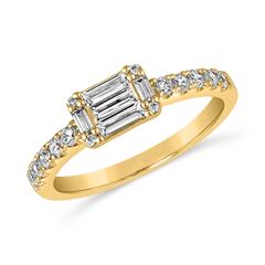 Goldener Damenring mit Diamanten, Baguetteschliff Unkategorisiert online kaufen Goldener Damenring mit Diamanten, Baguetteschliff Unkategorisiert online kaufen