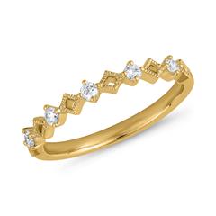 Goldener Gravurring für Damen mit Brillanten Unkategorisiert online kaufen