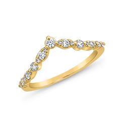 Goldener V-Ring für Damen mit Brillanten Unkategorisiert online kaufen
