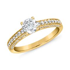 Goldener Verlobungsring mit lab grown Diamanten Unkategorisiert online kaufen Goldener Verlobungsring mit lab grown Diamanten Unkategorisiert online kaufen