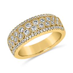 Gravierbarer Damenring mit Diamanten aus Gelbgold Unkategorisiert online kaufen