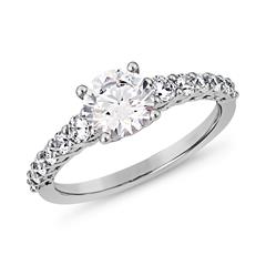 Gravierbarer Diamantring aus Weißgold oder Platin Unkategorisiert online kaufen