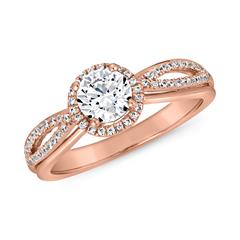 Gravierbarer Halo Diamantring aus Roségold Unkategorisiert online kaufen Gravierbarer Halo Diamantring aus Roségold Unkategorisiert online kaufen