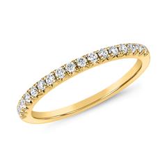 Halb-Memoire-Ring mit Brillanten aus Gelbgold Unkategorisiert online kaufen