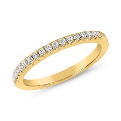 Half-Eternity Diamantring für Damen aus Gelbgold Unkategorisiert online kaufen