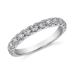 Half Eternity Diamantring, Weißgold, Platin, lab-grown Unkategorisiert online kaufen
