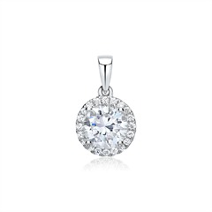 Halo Anhänger 750er Weißgold mit Diamanten Unkategorisiert online kaufen Halo Anhänger 750er Weißgold mit Diamanten Unkategorisiert online kaufen