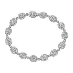 Halo Armband mit lab grown Diamanten, Weißgold, Platin Unkategorisiert online kaufen