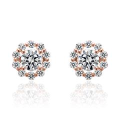 Halo Ohrstecker mit Diamanten aus Roségold Unkategorisiert online kaufen Halo Ohrstecker mit Diamanten aus Roségold Unkategorisiert online kaufen