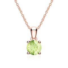 Halskette aus 585er Roségold mit Peridot Anhänger Unkategorisiert online kaufen Halskette aus 585er Roségold mit Peridot Anhänger Unkategorisiert online kaufen