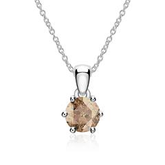 Halskette aus 585er Weißgold mit Rauchquarz Unkategorisiert online kaufen Halskette aus 585er Weißgold mit Rauchquarz Unkategorisiert online kaufen